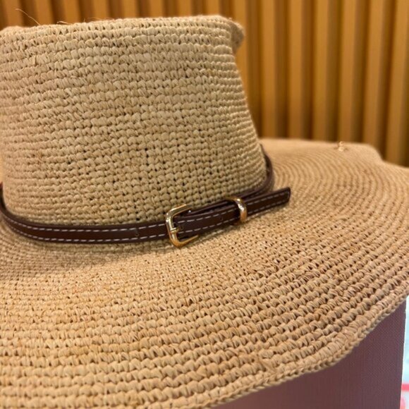 Miu Miu Straw Hat with Logo
